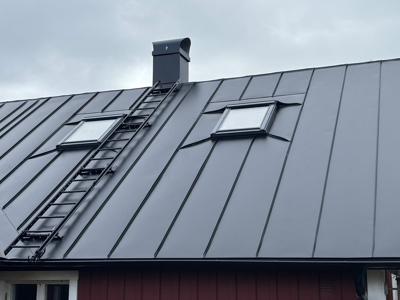 Vackert plåttak av BJ Plåt